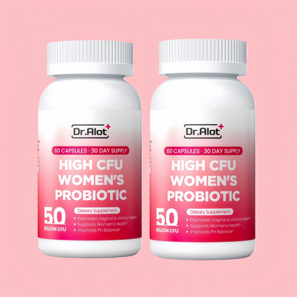 Dralot Probiotics for Women & Super EnzymeBlend(50 Count) 2pack